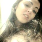 Fourth pic of Busty lovely babe with big knockers self-shooting