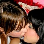 Third pic of Wild amateur sexy kinky lesbo teens having fun