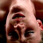 Second pic of Man is gently stretching Alyssa Rose’s pussy lips apart and touching the clit with sex stuff