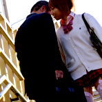First pic of Sweet teen Rui Hazuki gives head on parking