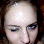 Third pic of Horny girlfriends go wild while enjoying some messy jizz