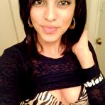 Second pic of Sexy babe with lip piercings shows off her tight teen body