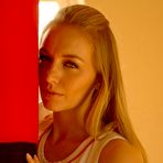 First pic of Busty boxer blonde Hayley-Marie Coppin exposes her massive boobs after a hot workout