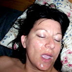 Second pic of Cum On Wives - Real submitted pics of amateur housewives getting cumshots!