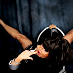 Second pic of Classy mature in messy ff nylons and high heels at Amanda Nylons