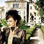 Fourth pic of Helena Bonham Carter non nude posing scans from mags