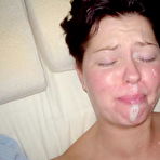 Fourth pic of Cum On Wives - Real submitted pics of amateur housewives getting cumshots!