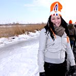First pic of Four cute dutch hotties enjoy their outdoor ice skating @ Ideal Teens Gallery