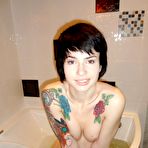 Third pic of Nude goth punk rock girl Ebba from She Devils.