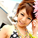 Third pic of Hot dark haired Japanese babe shows her body