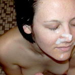 Second pic of Cum On Wives - Real submitted pics of amateur housewives getting cumshots!