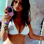 First pic of Blue-eyed busty babe teasing on webcam