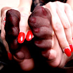 Fourth pic of Mature feet in FF Nylons and Elite Heels at Nadjas Nylons