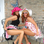 Second pic of Oaks Day phun with Dawn and Izzy brought by Dawn Desire