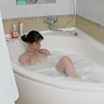 First pic of Mature chick joins a sexy girl in bubble bath getting to wet lesbian games