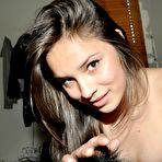 Third pic of Amateur girl Nena is doing some oral sex during her casting video.