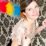 First pic of Licentious stockings girl Agatha Anilos is playing so hotly with her bushy beaver