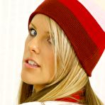 Second pic of Cute office girl Mackenzie getting ready for the cold weather | Only Tease Fan