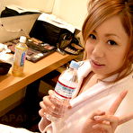 Fourth pic of Cute Yurina gets ready in the dressing room