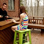 First pic of Slim body with shaved pussy of luscious Emma Stoned is fucked in various positions