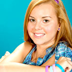 Fourth pic of Topless Latina bimbo Jessie Rogers is teasing the viewers with horny panty view