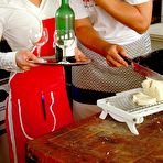 First pic of Romana Kunova Busty Babe Fucking The Kitchen Staff