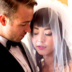 First pic of Marica Hase Asian Bride Wedding Night Blowjob
