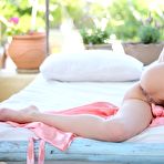 Second pic of Lila looks gorgeous in this luxury swinging bed. No surprise that she is so relaxed!