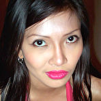 Third pic of Pretty Filipina babe in red dress takes it all off after school