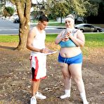 First pic of Cash For Chunkers - Busty Fat Sashaa Juggs Handling Cock