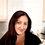 Fourth pic of Chubby Loving - Latina Fatty Sonia Blaze Posing In Kitchen