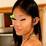 First pic of :: Asian Sex Diary :: Skinny Asian sweetie with fantastic tight ass strips and plays with foreigner's white dick