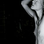 First pic of Marianne Schroder black-&-white scans shows tits and pussy