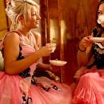 Second pic of Having lost their uniforms off these nasty Mia Ross and Tea Jul finger each other