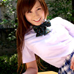 Third pic of Iyo Hanaki Asian in uniform wants to take classes out of school