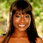 First pic of Jayden Simone Ebony Vixen Strips Leopard Bikini