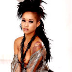 Third pic of Skin Diamond Wild Ebony Vixen Rocks Tight Petite Body