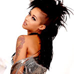 Fourth pic of Skin Diamond Wild Ebony Vixen Rocks Tight Petite Body