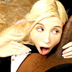 Second pic of Small babe Piper Perri fucks a huge black dong