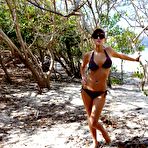 Second pic of Femme Fetish posing in bikini at the beach | Web Starlets