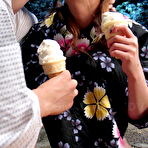 Second pic of Eri Hoshikawa sucks cock during a summer festival | JapanHDV