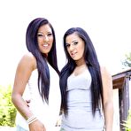 First pic of Maria Fiori and Athina Love are showing off their bouncing round butts in here.