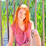 Third pic of Skinny little redhead Dolly showing off her sweet ass at PinkWorld Blog