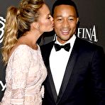 Third pic of Chrissy Teigen slight see through