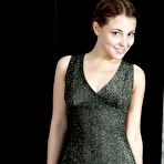 First pic of The clean shaved cunt of charming doll Nikia A looks so clean and inviting