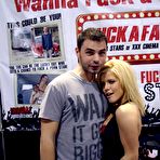 First pic of Lusty blonde Charlie Lynn behaves wildly riding the cock and blowing it