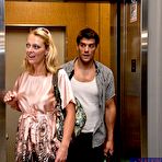 First pic of Cumshot is pouring down blonde Brenda James&acirc;&euro;&trade; face after the wild fucking