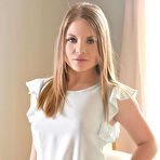 First pic of The cutest babe Alessandra Jane is penetrating her nice pussy with the fingers