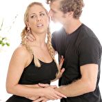 First pic of Horny milf Cherie DeVille allows man see and touch her delicious balloons