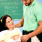 First pic of Sweet teen in glasses Jenna Ross gets stripped and fucked in the classroom